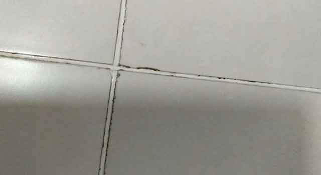 瓷磚不做美縫，導(dǎo)致黑邊效果